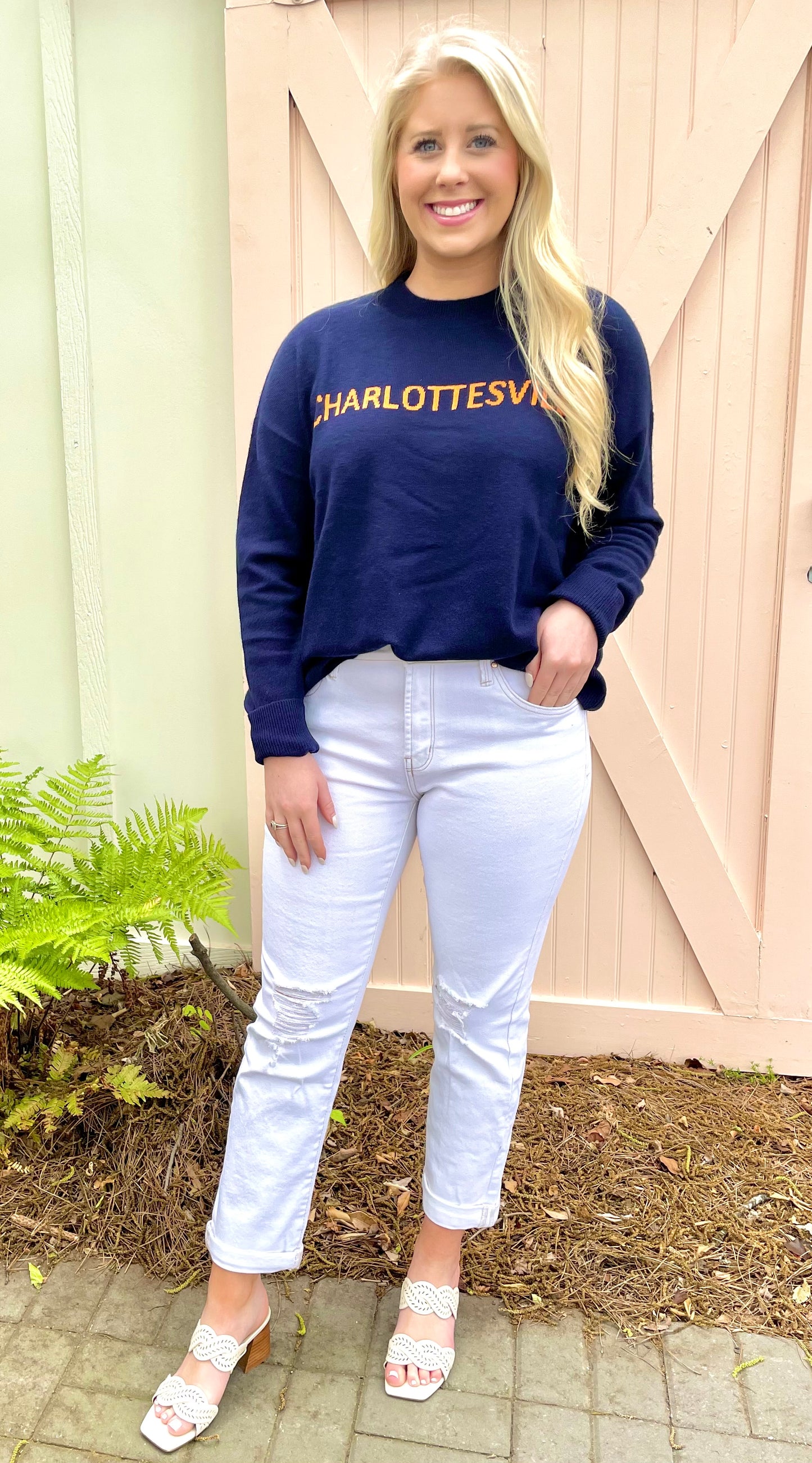 Charlottesville, Virginia Cashmere Sweater