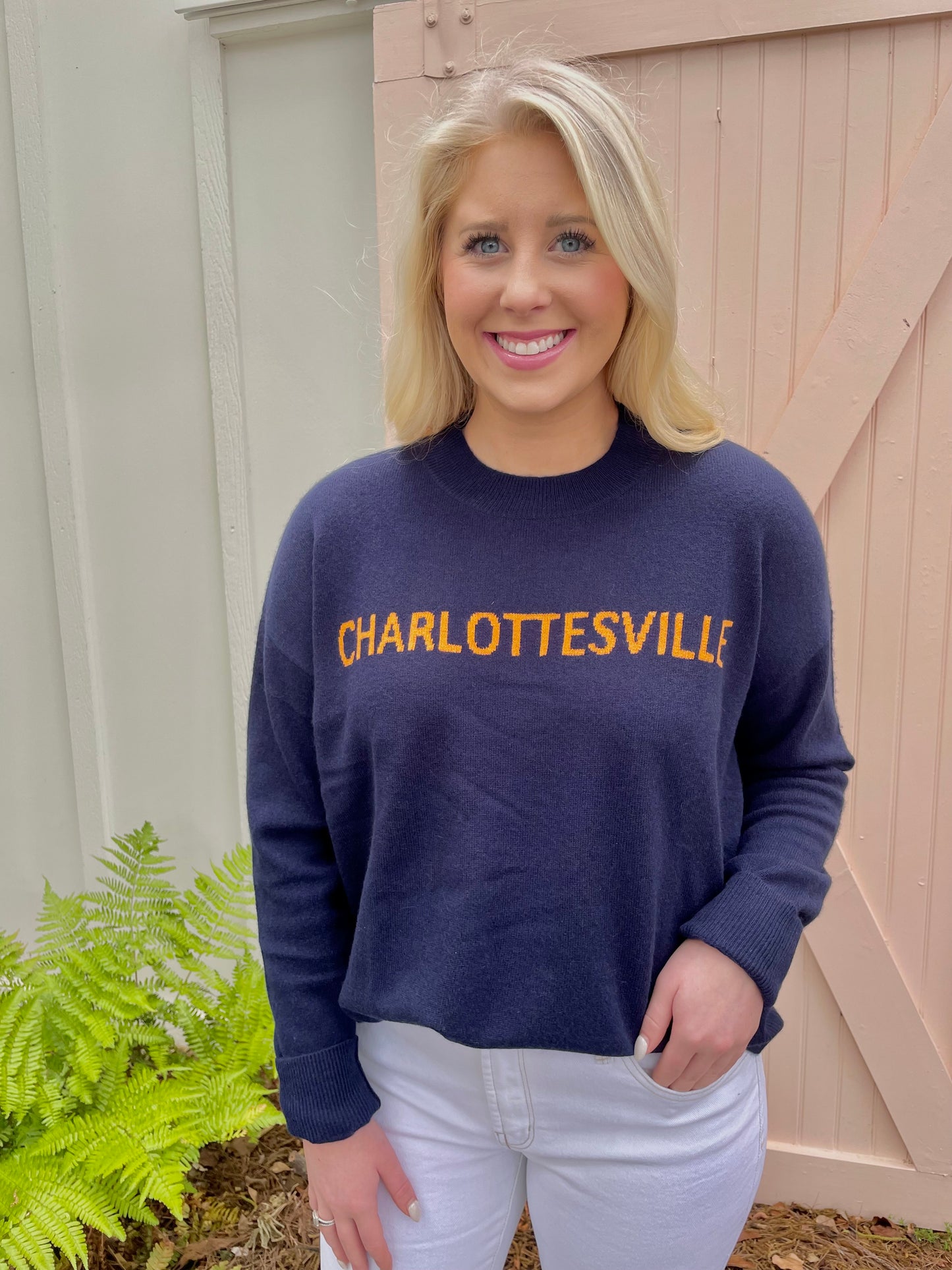 Charlottesville, Virginia Cashmere Sweater