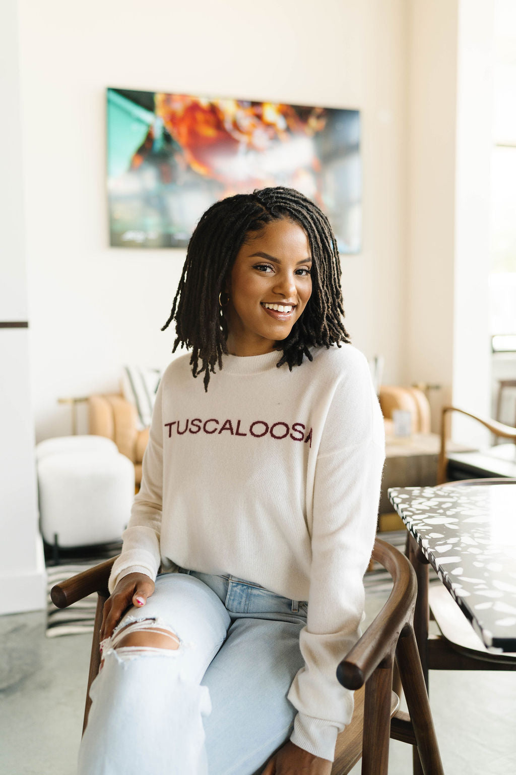 Tuscaloosa, Alabama Cashmere Sweater