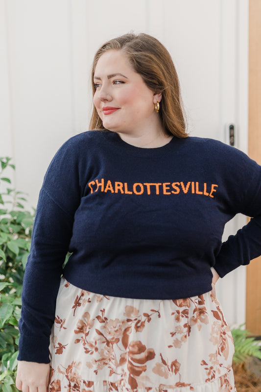 Charlottesville, Virginia Cashmere Sweater